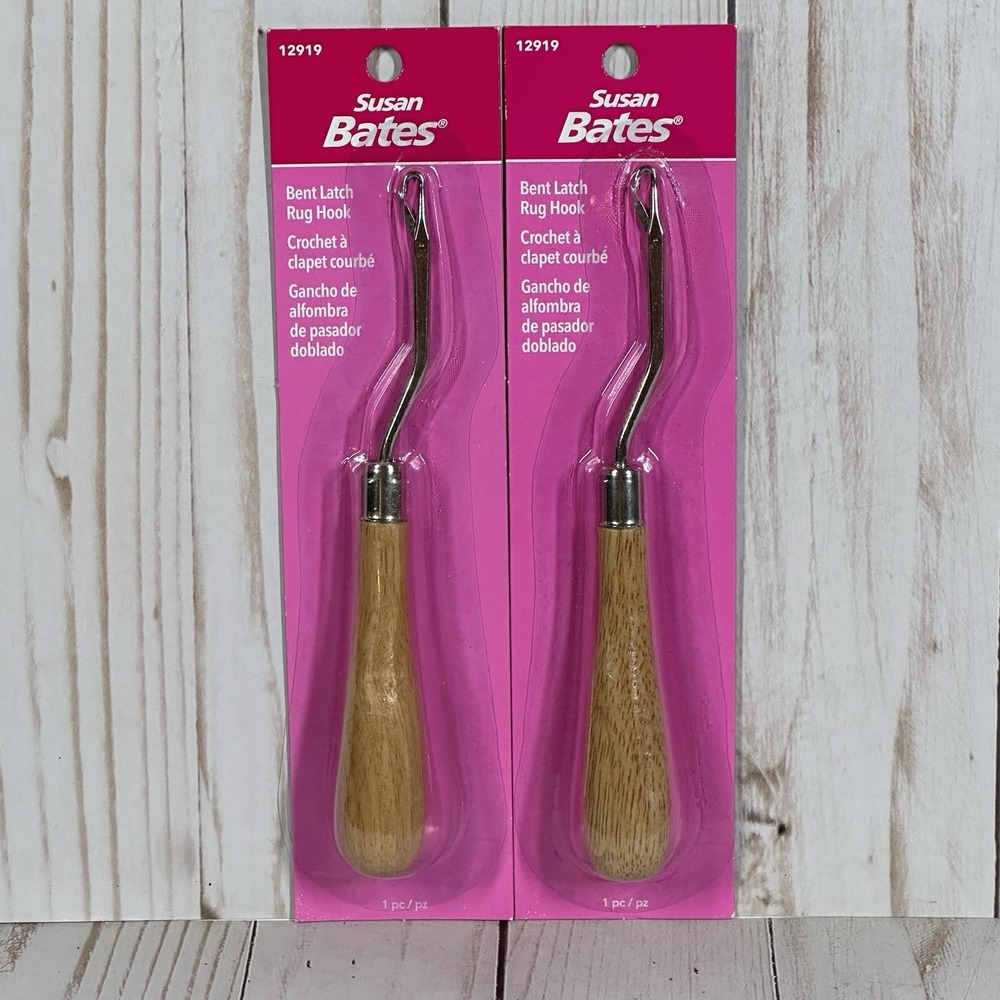Susan Bates Bent Latch Hook 6.25" 12919 Pack Of 2